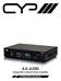 AU-A300 Integrated 2 Channel Zone Amplifier OPERATION MANUAL