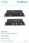 PT-C-HDADE. User Manual. HDMI Audio De-Embedder 4K (60Hz 4:4:4) Model PT-C-HDADE. Designed in Germany
