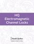HQ Electromagnetic Channel Locks