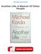 Another Life: A Memoir Of Other People PDF